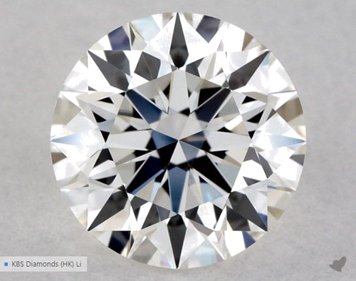 0.57 carat G-VVS2 Excellent cut Natūralus Round Deimantas (1)