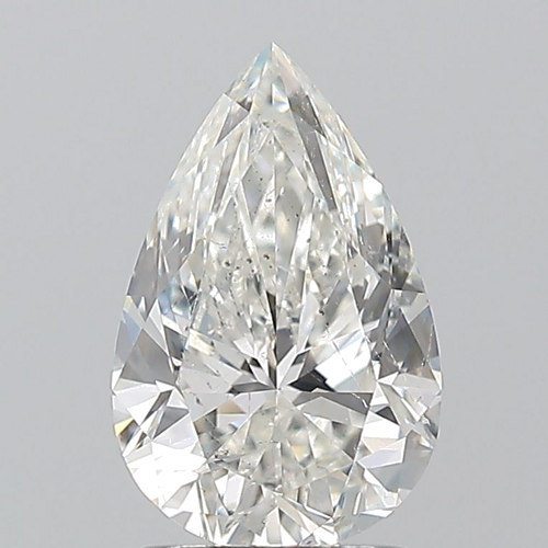 1.5 carat H-SI2 Natūralus Pear Deimantas (1)