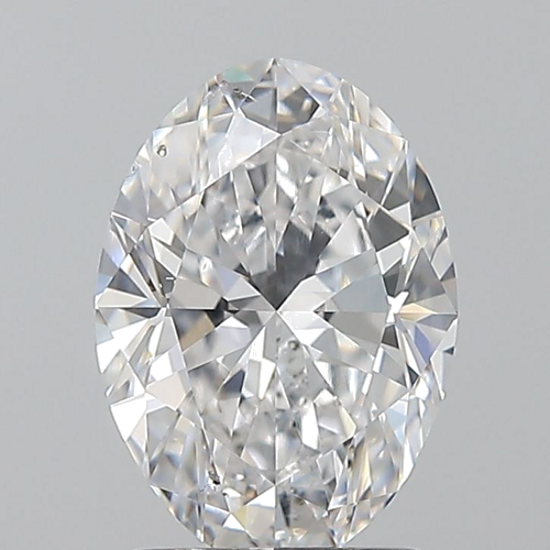 1.7 carat D-SI1 Natūralus Oval Deimantas (1)