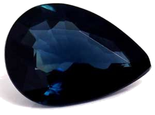 0.63 carat BLUE Pear Safyras (1)
