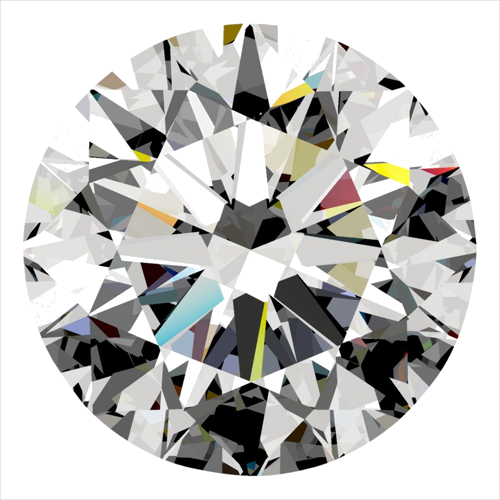 0.34 carat D-VS2 Excellent cut Natūralus Round Deimantas (1)