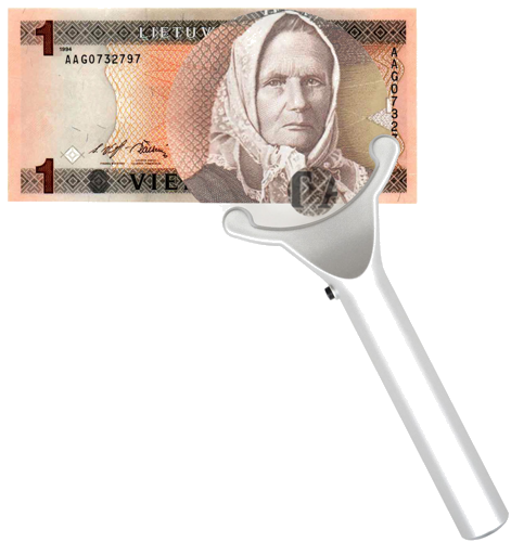 Портативная лупа с LED подсветкой 2,5x 6x (2)