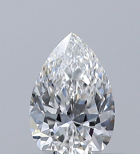 0.31 carat E-IF Natūralus Pear Deimantas (1)