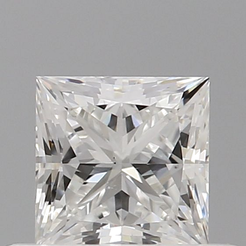 0.5 carat F-SI1 Natūralus Princess Deimantas (1)