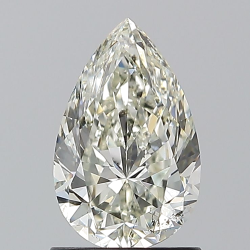 1.2 carat J-SI2 Natūralus Pear Deimantas (1)