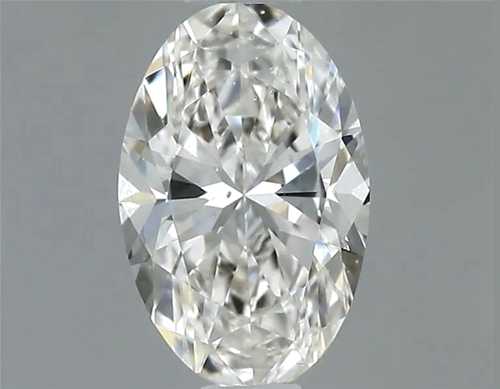 0.56 carat H-SI2 Natūralus Oval Deimantas (1)