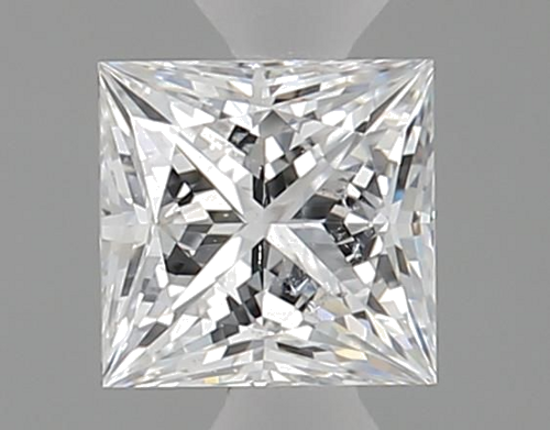 0.37 carat F-SI2 Natūralus Princess Deimantas (1)