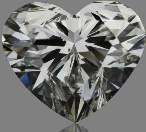 2.07 carat F-SI2 Natūralus Heart Deimantas (1)