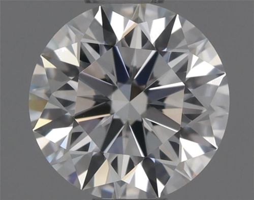 0.44 carat F-VVS2 Excellent cut Natūralus Round Deimantas (1)