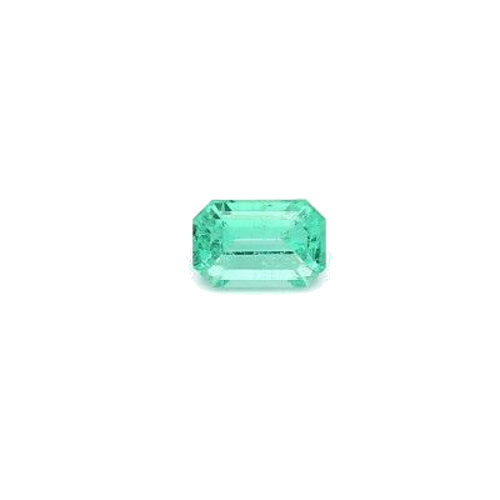 0.51 carat GREEN STEP cut Octagonal Smaragdas (1)
