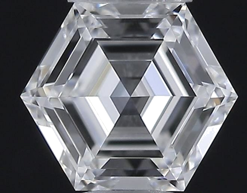 0.55 carat E-VVS2 Natūralus Hexagonal Deimantas (1)