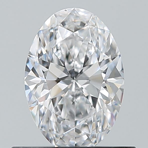 0.6 carat D-VS2 Natūralus Oval Deimantas (1)