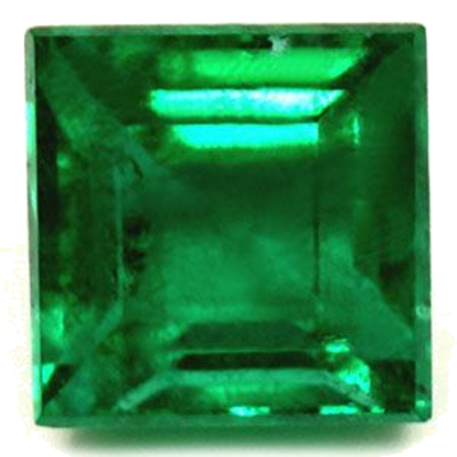 0.95 carat GREEN Square Smaragdas (1)