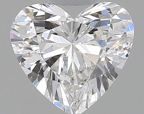 0.38 carat D-VVS2 Natūralus Heart Deimantas (1)