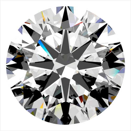 0.4 carat F-VS2 Very Good cut Natūralus Round Deimantas (1)