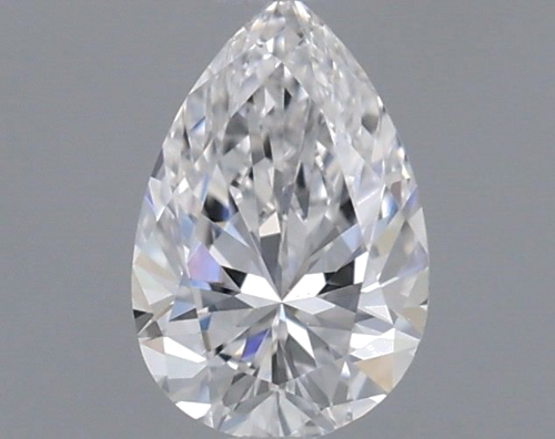 0.31 carat D-VS2 Natūralus Pear Deimantas (1)
