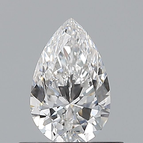 0.5 carat E-VS2 Natūralus Pear Deimantas (1)