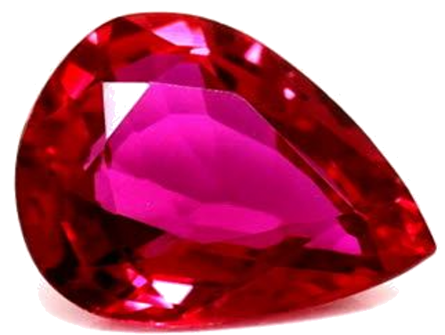 0.45 carat RED Pear Rubinas (1)