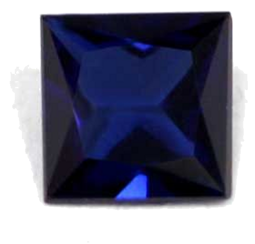 0.41 carat BLUE Square Safyras (1)