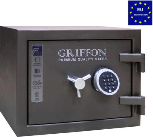 Burglar-proof and fireproof safe Class I with e-lock CLE III.37.E (160 kg) (1)