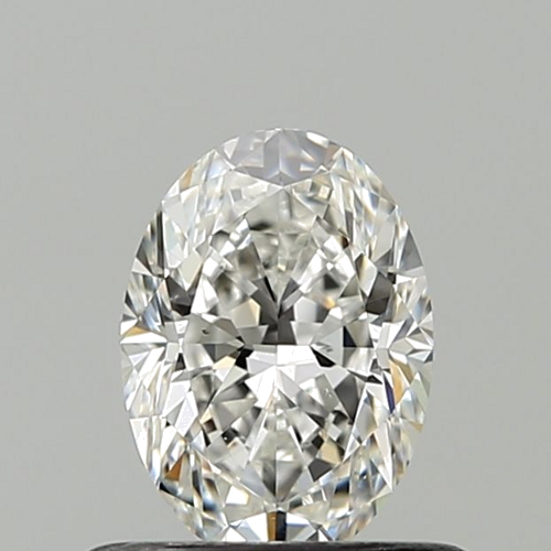 0.52 carat F-VS2 Natūralus Oval Deimantas (1)