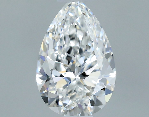 0.5 carat E-IF Natūralus Pear Deimantas (1)