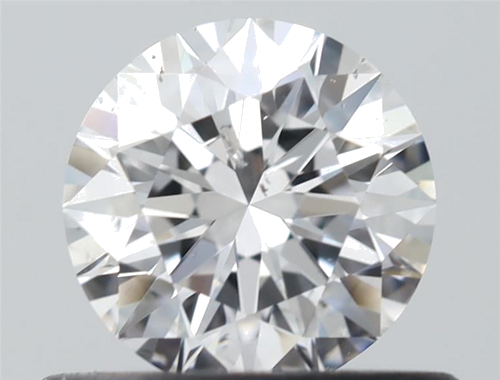 0.51 carat E-SI2 Excellent cut Natūralus Round Deimantas (1)