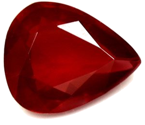 0.67 carat RED Pear Rubinas (1)