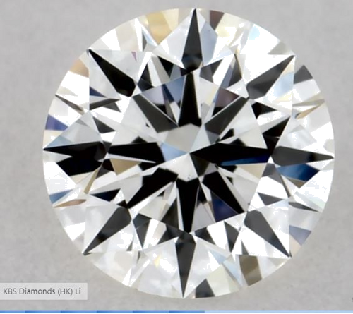 0.32 carat I-VS2 Excellent cut Natūralus Round Deimantas (1)