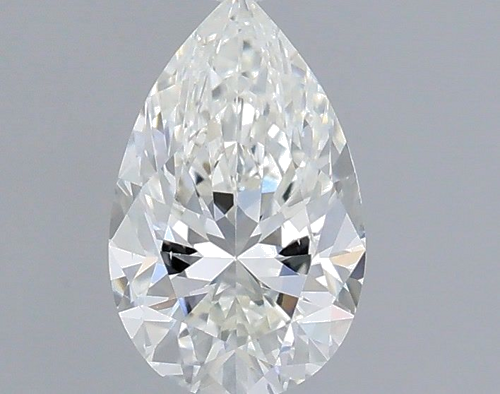 0.51 carat I-SI1 Natūralus Pear Deimantas (1)