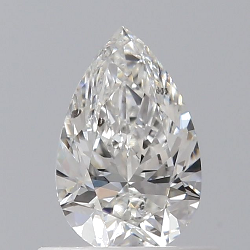0.5 carat G-SI2 Natūralus Pear Deimantas (1)