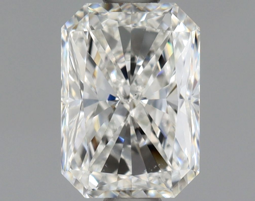 1.01 carat F-SI1 Natūralus Radiant Deimantas (1)