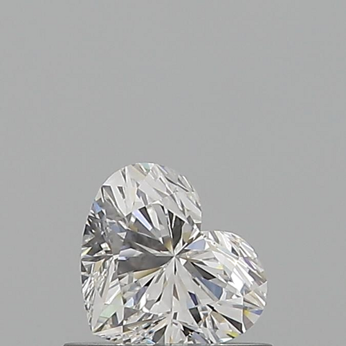0.56 carat F-VVS2 Natūralus Heart Deimantas (1)