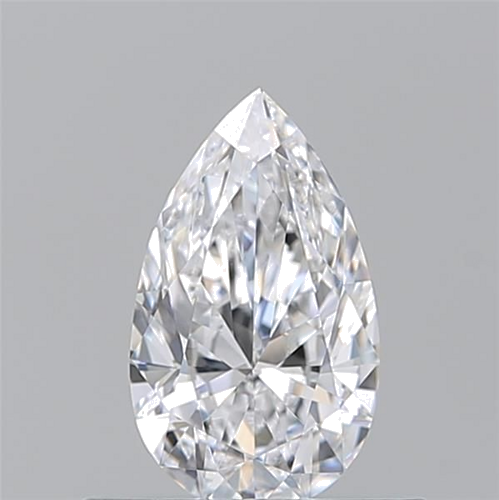 0.5 carat D-VVS2 Natūralus Pear Deimantas (1)
