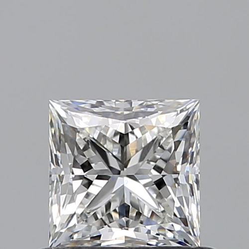 0.61 carat H-VVS2 Natūralus Princess Deimantas (1)