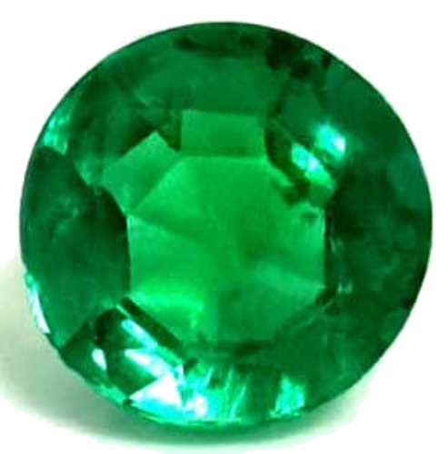 0.48 carat GREEN Round Smaragdas (1)