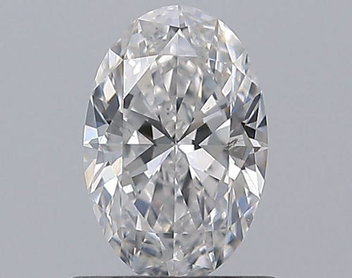 0.72 carat E-SI1 Natūralus Oval Deimantas (1)