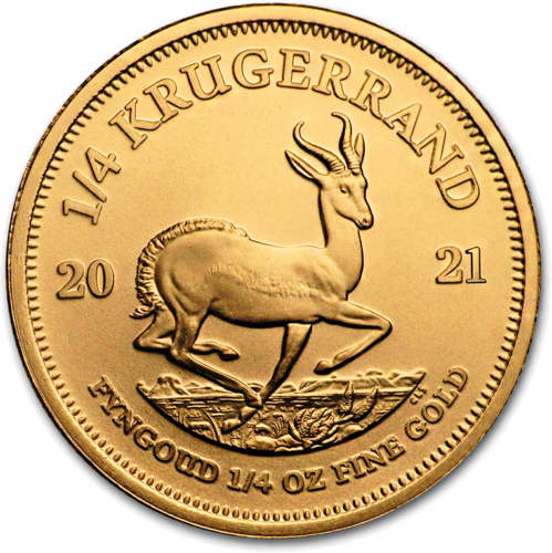 1/4 oz Krugerrand 2021 South Africa gold coin (1)