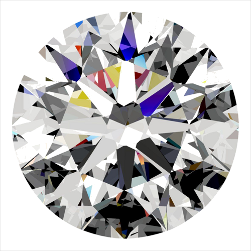 0.3 carat I-VS2 Excellent cut Natūralus Round Deimantas (1)