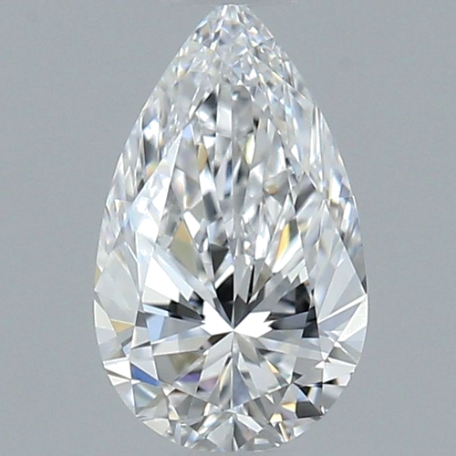 0.5 carat D-VVS1 Natūralus Pear Deimantas (1)