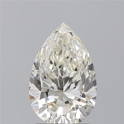 2.01 carat J-VVS1 Natūralus Pear Deimantas (1)