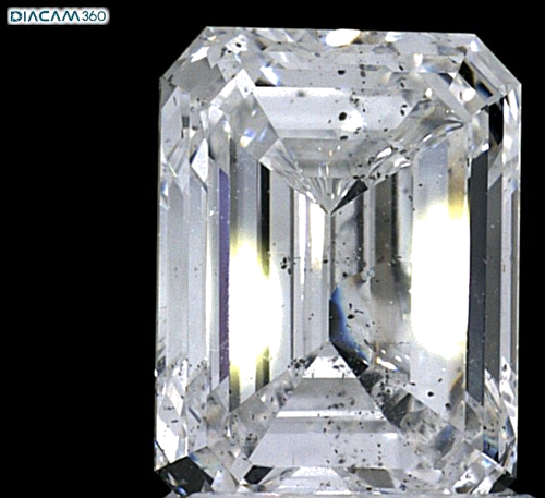 2.12 carat D-SI2 Natūralus Emerald Deimantas (1)