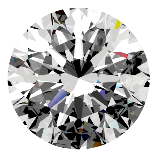0.33 carat E-VS1 Excellent cut Natūralus Round Deimantas (1)