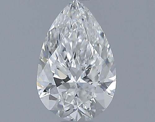 0.61 carat F-SI1 Natūralus Pear Deimantas (1)