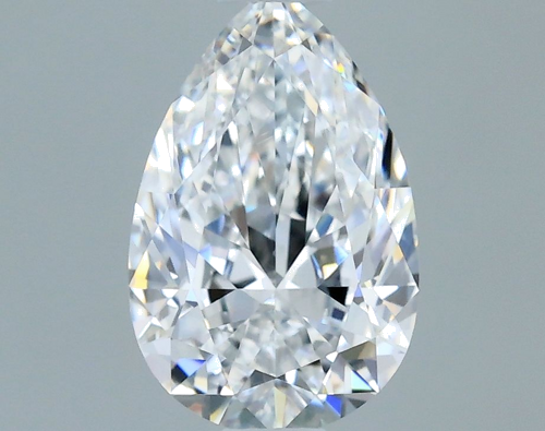 0.5 carat D-VVS1 Natūralus Pear Deimantas (1)