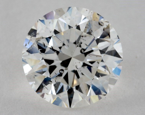 3.33 carat G-SI2 Very Good cut Natūralus Round Deimantas (1)