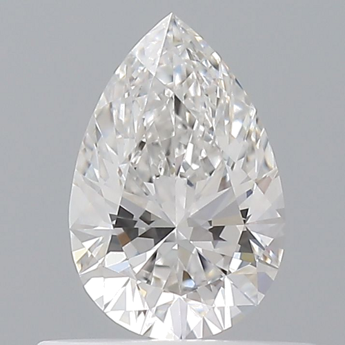 0.5 carat E-VVS2 Natūralus Pear Deimantas (1)