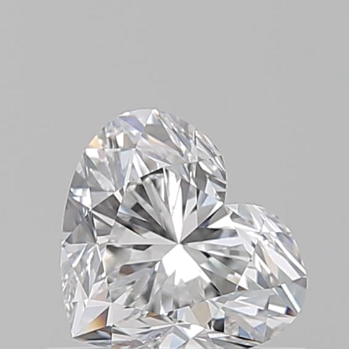 0.55 carat D-VS1 Natūralus Heart Deimantas (1)