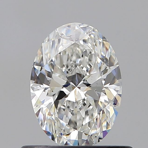 0.61 carat F-SI1 Natūralus Oval Deimantas (1)