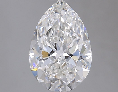 1.0 carat E-SI2 Natūralus Pear Deimantas (1)